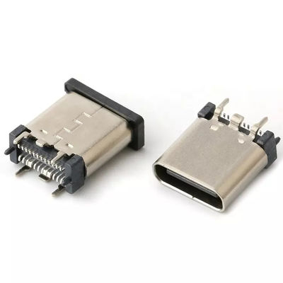 USB 3.1 Θηλυκό 24pin USB Τύπου C Connector Κατακόρυφη ενημερωμένη έκδοση κώδικα Υψηλή ταχύτητα