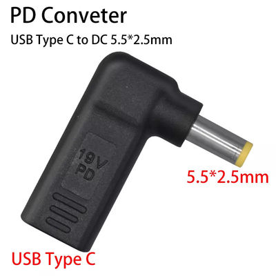 USB Type C Θηλυκό σε DC 5525 Αρσενικό Μετατροπέας PD Decoy Spoof Trigger Plug Jack