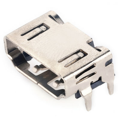 ποιότητας  SMT Type 19P Female Micro HDMI Cable Connectors For Set Top Box Εργοστάσιο