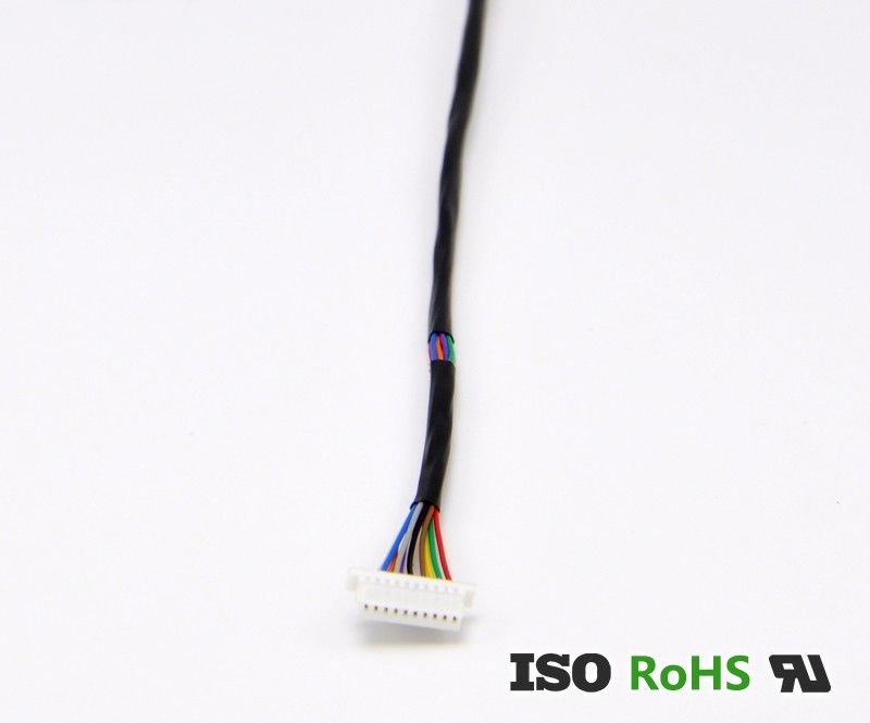 ODM 0.8mm cOem συνέλευση καλωδίων λουριών καλωδίων πισσών με το συνδετήρα JST SUR