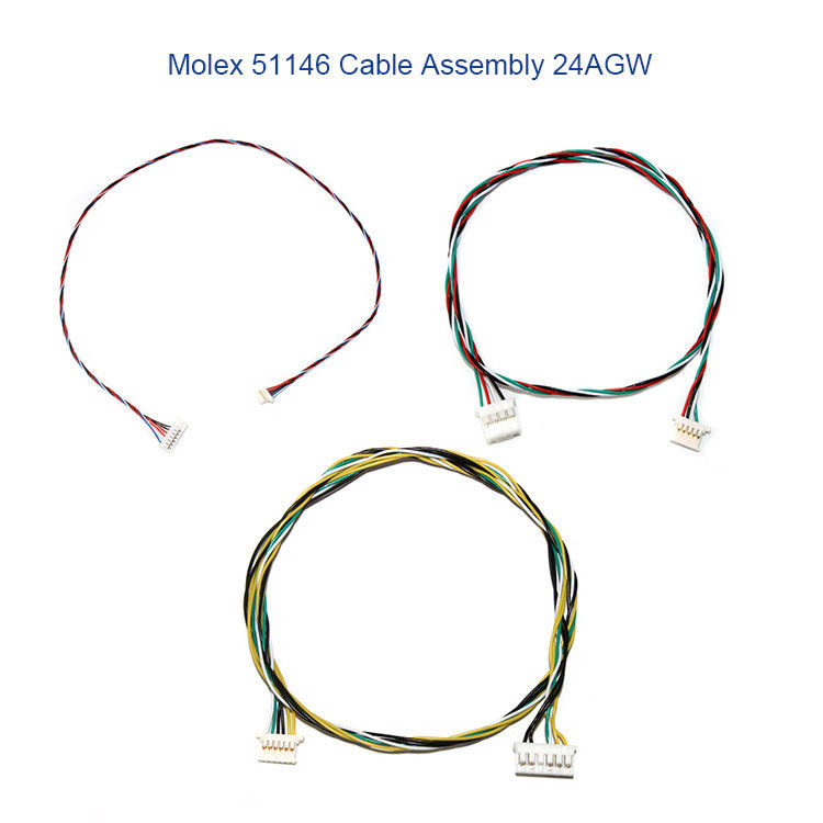 ηλεκτρικό λουρί MOLEX 51146 1.25mm καλωδίων 5P 6P με τον κάτοχο κατοικίας A1254 SMD