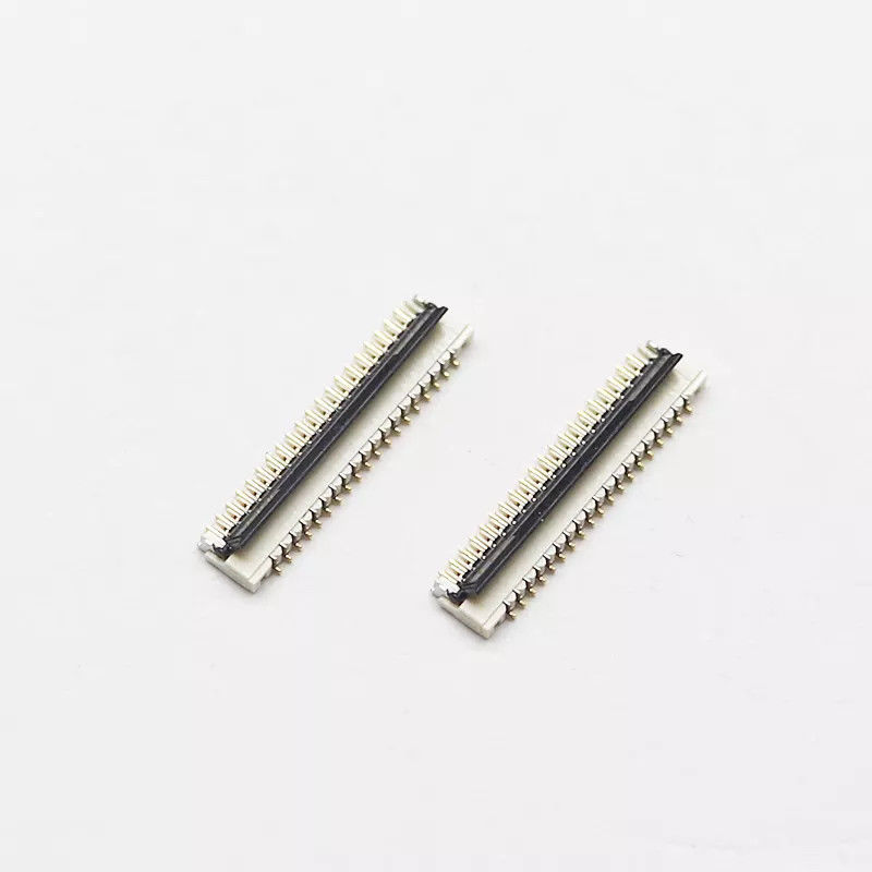 Ηλεκτρονικό ύψος 1.0mm διαστήματος 0.3MM κατώτατη επαφή συνδετήρων 13-71pin PCB