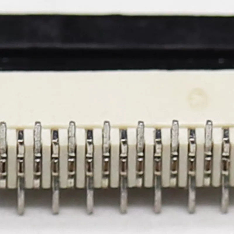 Συνδετήρας 0.5MM ZIF SMT FPC FFC vetical τύπος πισσών H2.0mm 1.0MM