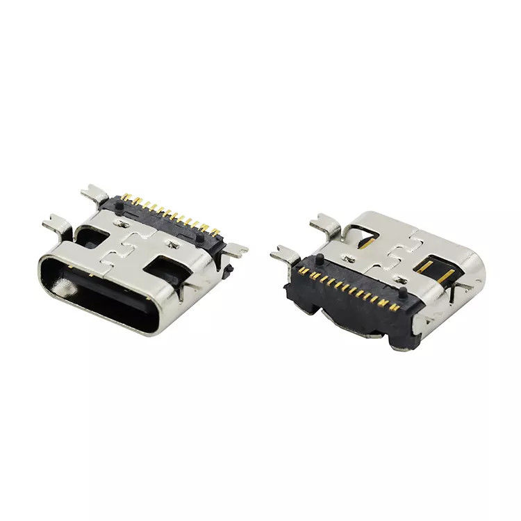 Θηλυκή υποδοχή 16 ακίδων USB 3.1 Αναστρέψιμη υποδοχή C Τύπος C Υποδοχή SMT