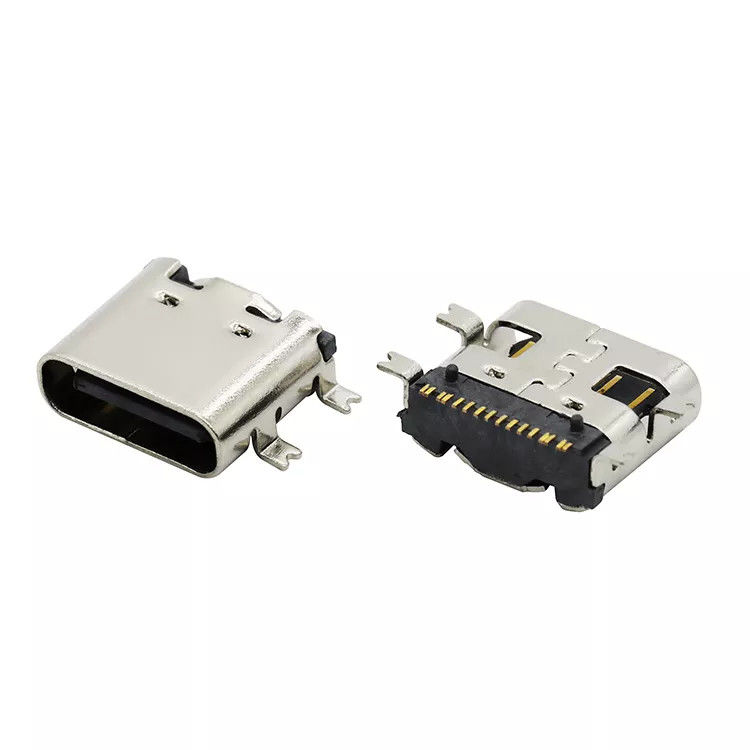 Θηλυκή υποδοχή 16 ακίδων USB 3.1 Αναστρέψιμη υποδοχή C Τύπος C Υποδοχή SMT