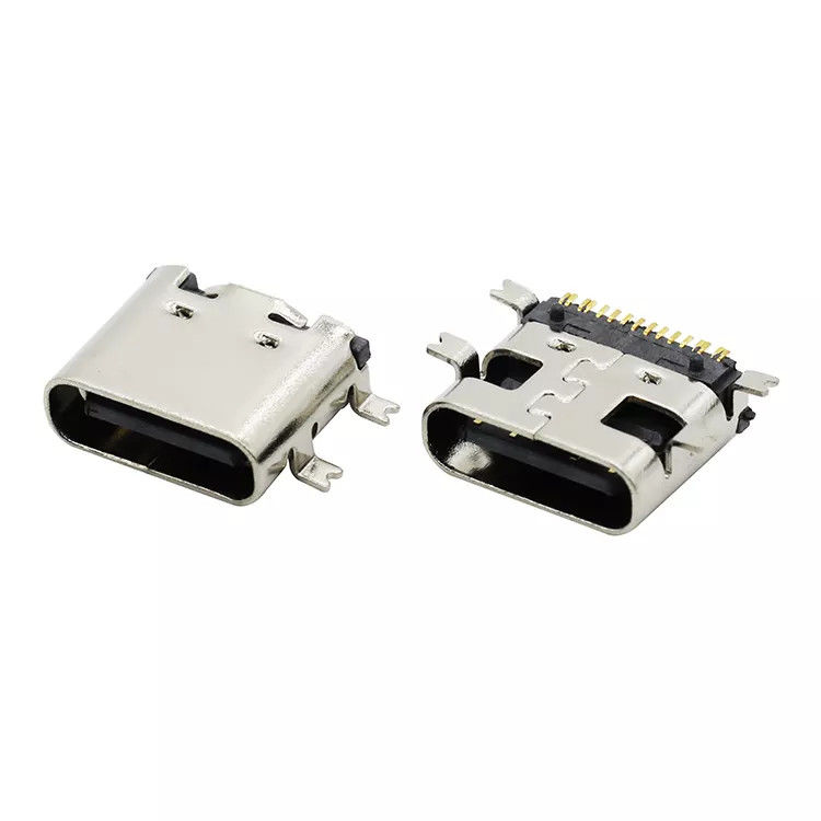 Θηλυκή υποδοχή 16 ακίδων USB 3.1 Αναστρέψιμη υποδοχή C Τύπος C Υποδοχή SMT