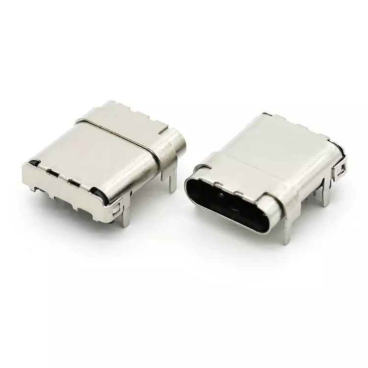 TOP MOUNT Through Hole SMT Type 24Pin USB 3.1 C Θηλυκή υποδοχή για PCB