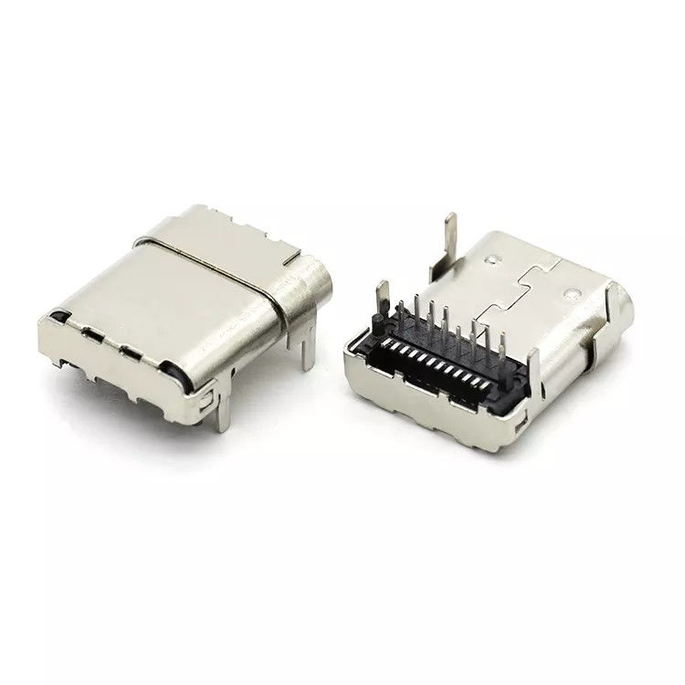 TOP MOUNT Through Hole SMT Type 24Pin USB 3.1 C Θηλυκή υποδοχή για PCB