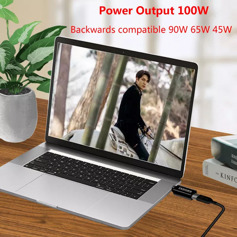 100W USB Type C Θηλυκό σε DC 5,5x2,5mm Αρσενικό PD Σύνδεσμος Γρήγορη γρήγορη φόρτιση