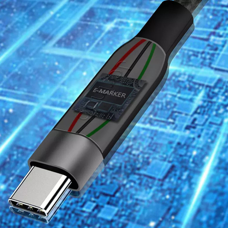 Μετατροπέας αρσενικού 100W DC 4,5x3,0mm USB Type C PD DC 4530 για Φόρτιση φορητού υπολογιστή Hp