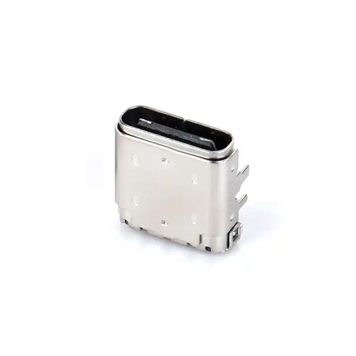 24 καρφίτσες USB τύπου C θηλυκό σύνδεσμο DIP+SMT 3.4 μπροστινή πρίζα και πίσω επικάλυψη για το καλώδιο φόρτισης