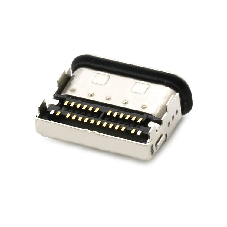 IP68 24pin αδιάβροχο USB τύπου C γυναικεία πρίζα 2 σειρές SMT