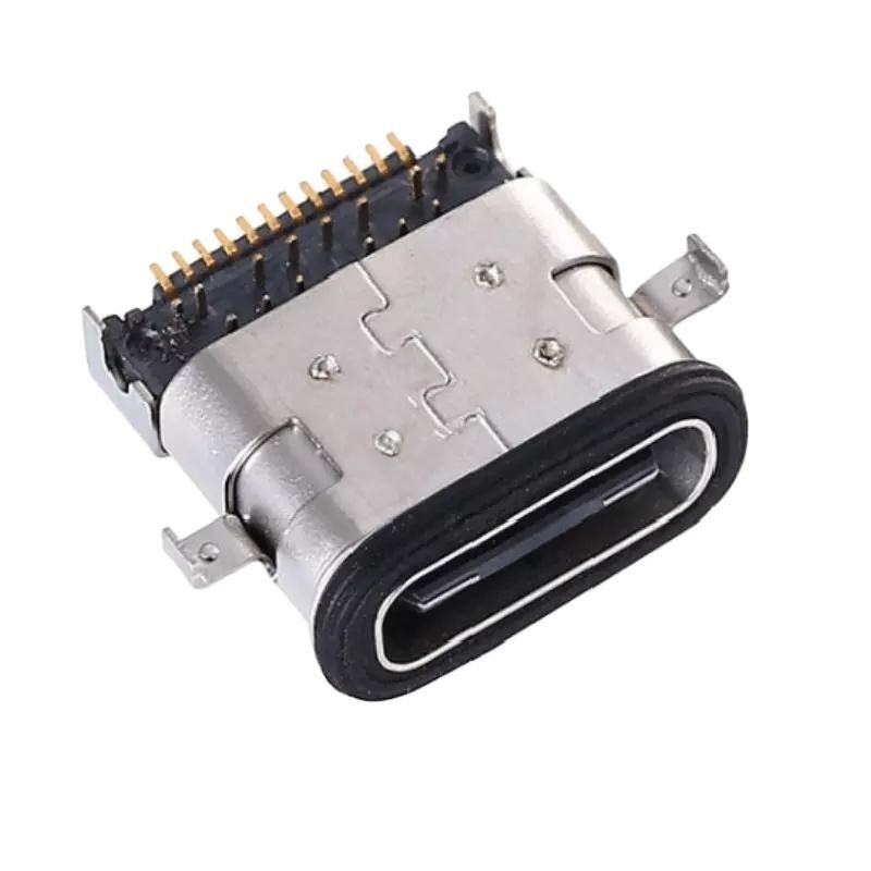 USB Type C Connector IP67 Αδιάβροχο Mid Mount USB Type C 3.0 SMT Through Hole Κάθετος USB Connector