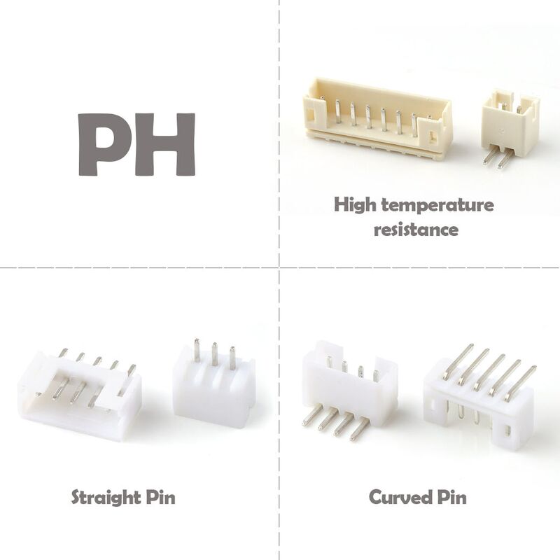 Σύνδεσμος καλωδίου προς πλακέτα Molex 1.5 2.0mm Pitch ZH PH HY LCP 2.5mm Wafer-connector