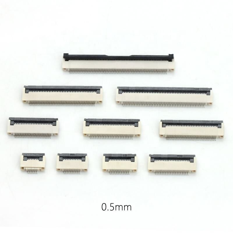 Συνδετήρας FPC Οριζόντιος Flip-lock Τύπου ZIF H2.0mm 4-60pin Βήμα 0.5mm Συνδετήρες FPC/FFC