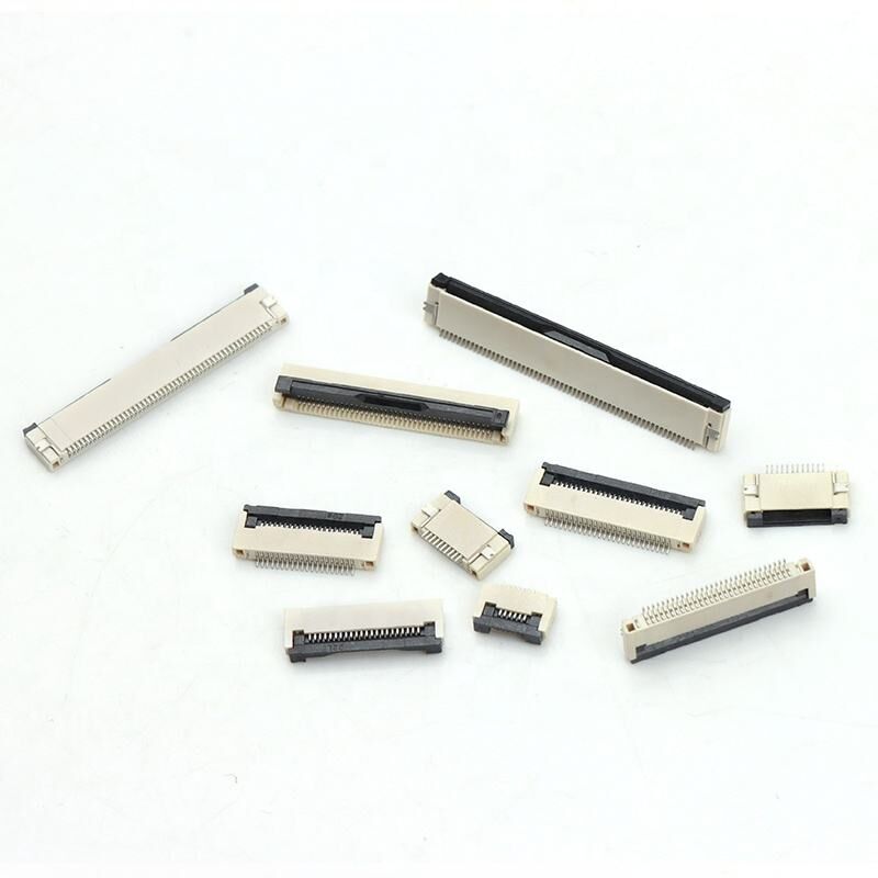 Συνδετήρας FPC Οριζόντιος Flip-lock Τύπου ZIF H2.0mm 4-60pin Βήμα 0.5mm Συνδετήρες FPC/FFC