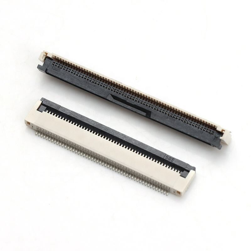 Συνδετήρας FPC Οριζόντιος Flip-lock Τύπου ZIF H2.0mm 4-60pin Βήμα 0.5mm Συνδετήρες FPC/FFC