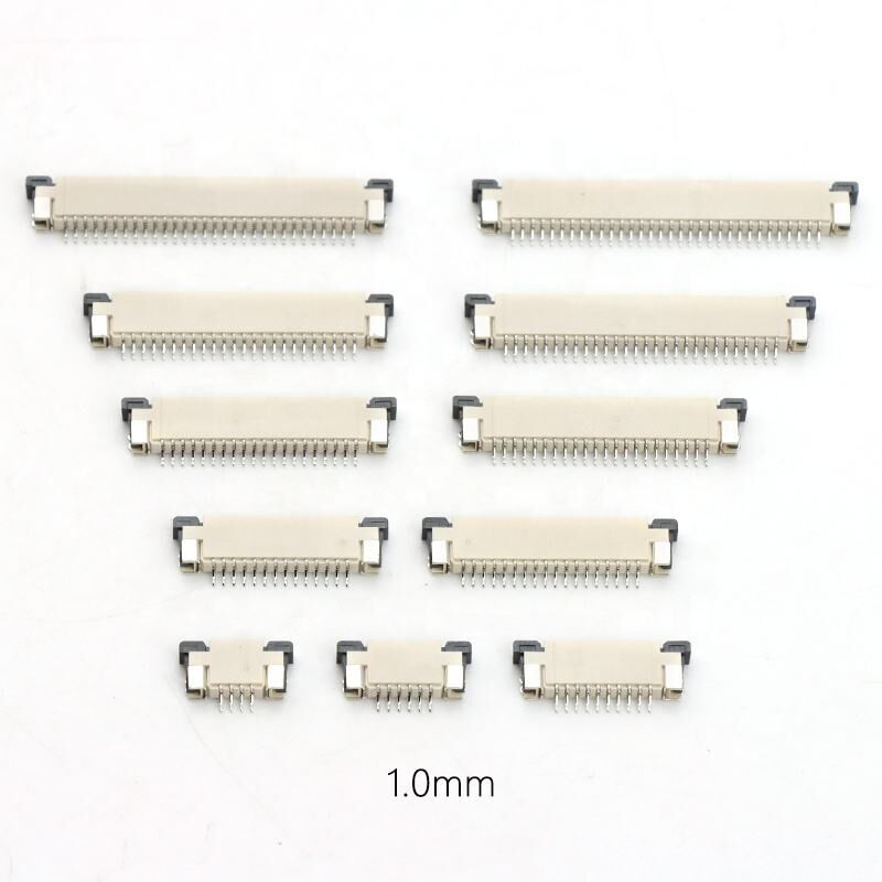 1.0mm Fpc Connector 4-40pin Οριζόντιος SMT τύπος άνω επαφής 1.0 FPC Connector