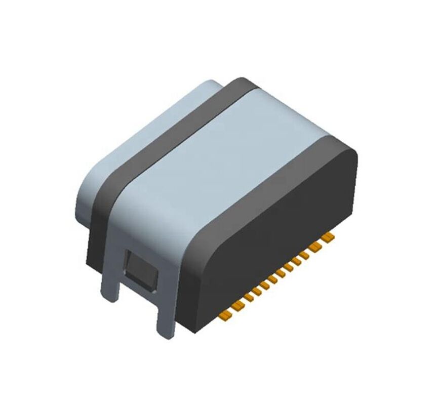 16pin USB γυναικείο σύνδεσμος αδιάβροχος Type-c πρίζα SMT IPX7