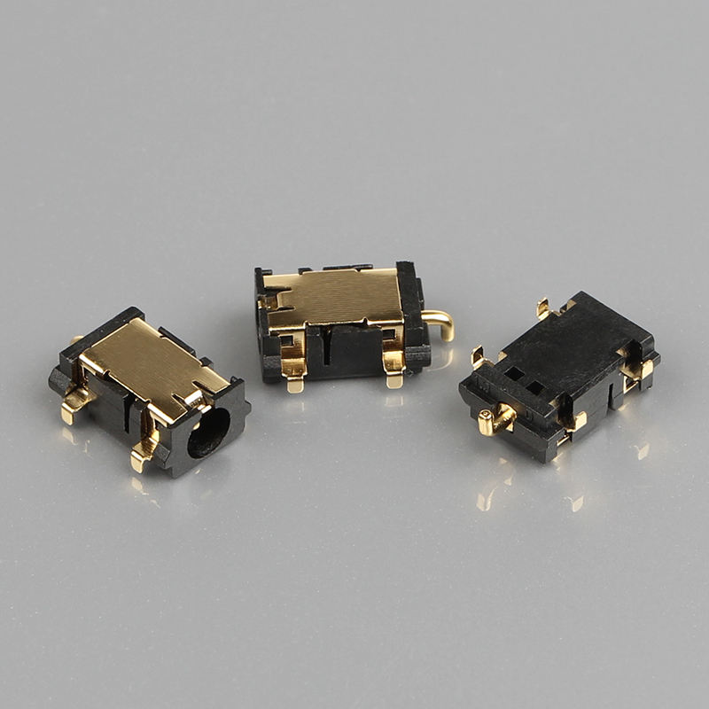 5 PIN DC-058-1.3mm DIP Brass Contact Nylon Housing DC Power Adapter Plug Γυναικεία πρίζα