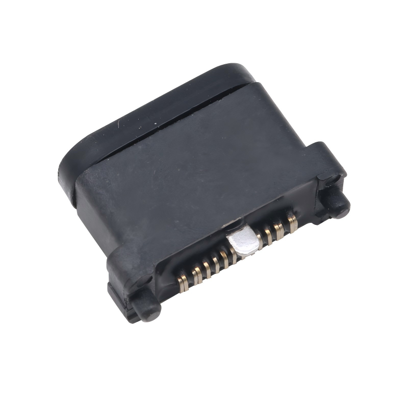 USB 3.2 Type-C 40 Gbps αδιάβροχη υποδοχή U4 24 Pin SMT DIP PCB θηλυκός σύνδεσμος με επιχρύσωση, ανοξείδωτος χάλυβας 5A 100V AC