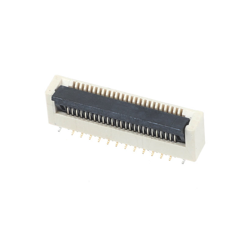 0.5mm Στρώση 60PIN Σημερινό θετικό πόδι 5.2H Clamshell Buckle Flat Connector Cable Socket FPC