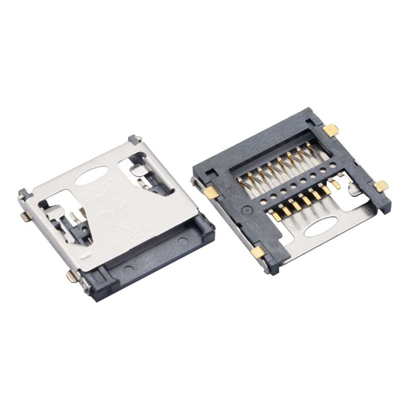 Συνδετήρας κάρτας Micro SD 9-Pin από χαλκό τύπου push-push για Drone & PC