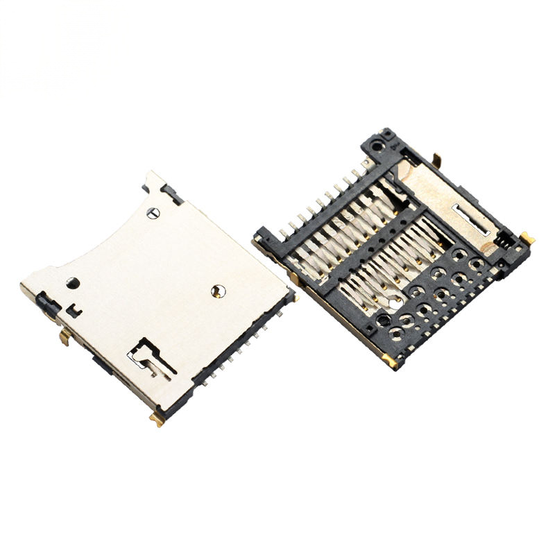Συνδετήρας κάρτας Micro SD 9-Pin από χαλκό τύπου push-push για Drone & PC