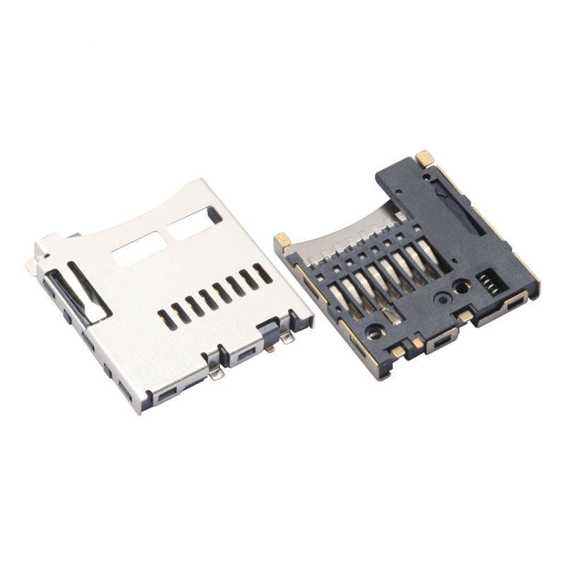 Συνδετήρας κάρτας Micro SD 9-Pin από χαλκό τύπου push-push για Drone & PC