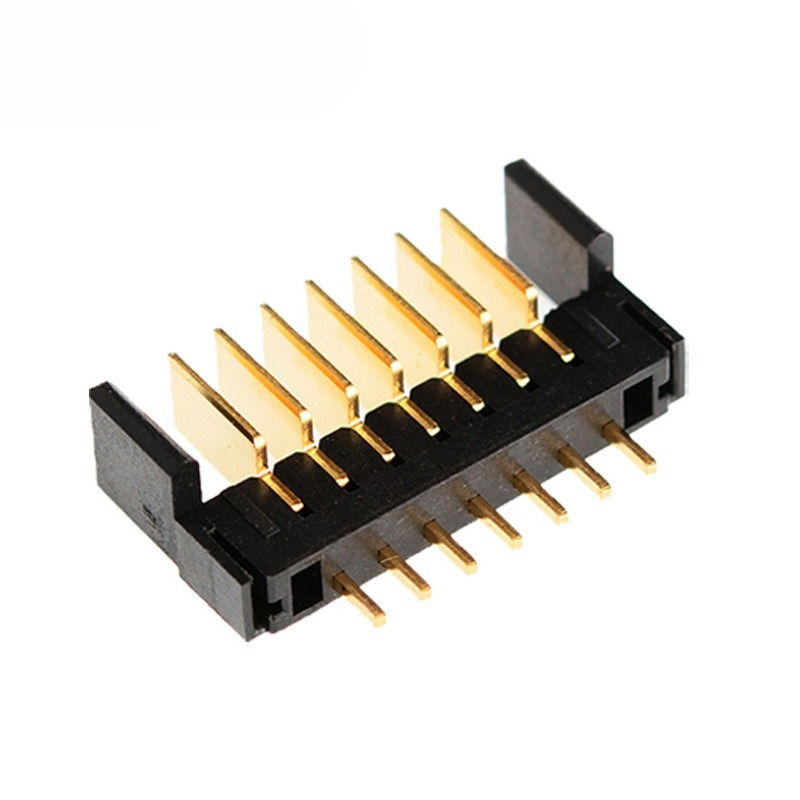 7-PIN κλειδαριά δακτυλικών αποτυπωμάτων συνδετήρας καλωδίου μπαταρίας 2.0mm διαχωρισμός εισαγωγή λεπίδα PBT υλικό φωσφόρος χάλκινος επαφές