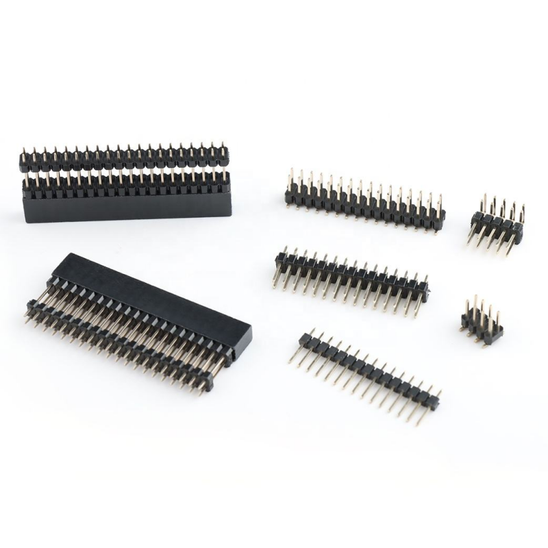 Διπλή σειρά 2.54mm Pitch Pin Header Connector Ανύψωση 2*20pins Ευθεία Στοίβαξη Header 0.1 Inch Pin Θηλυκή Κεφαλίδα