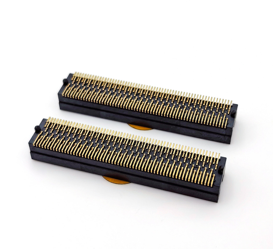 1.27mm Θηλυκός σύνδεσμος επικοινωνίας 4x25P H5.08 SMT Τύπου Υ Πλήρως επιχρυσωμένος 1u για PCBA