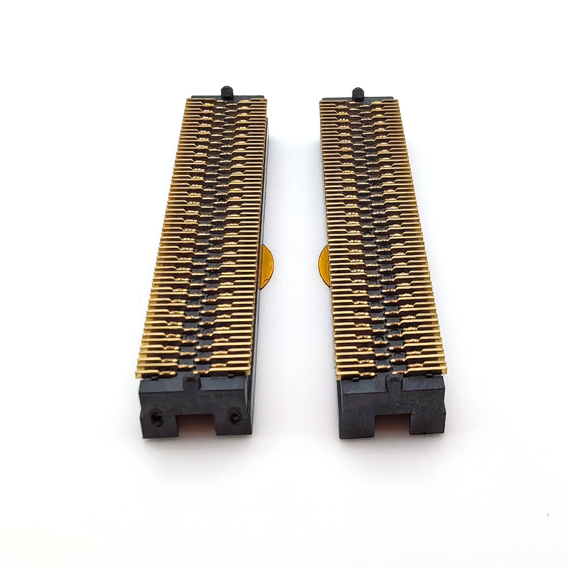 1.27mm Θηλυκός σύνδεσμος επικοινωνίας 4x25P H5.08 SMT Τύπου Υ Πλήρως επιχρυσωμένος 1u για PCBA