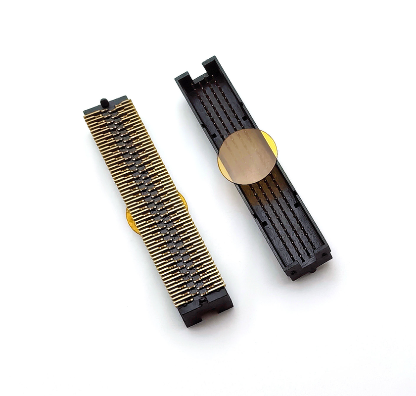 1.27mm Θηλυκός σύνδεσμος επικοινωνίας 4x25P H5.08 SMT Τύπου Υ Πλήρως επιχρυσωμένος 1u για PCBA