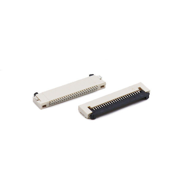 Συνδετήρας LCP UL94V-0 1.5mm ZIF SMT FFC FPC 0.5mm ύψος κάτω από την επαφή