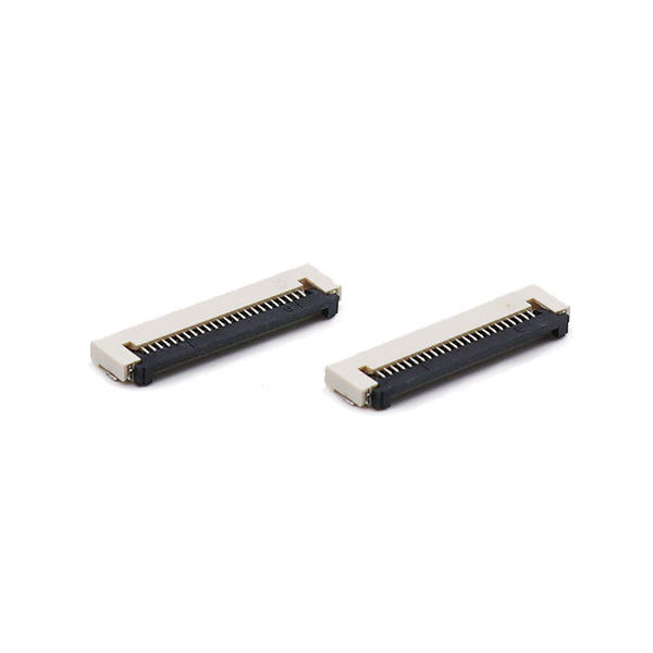 Συνδετήρας LCP UL94V-0 1.5mm ZIF SMT FFC FPC 0.5mm ύψος κάτω από την επαφή