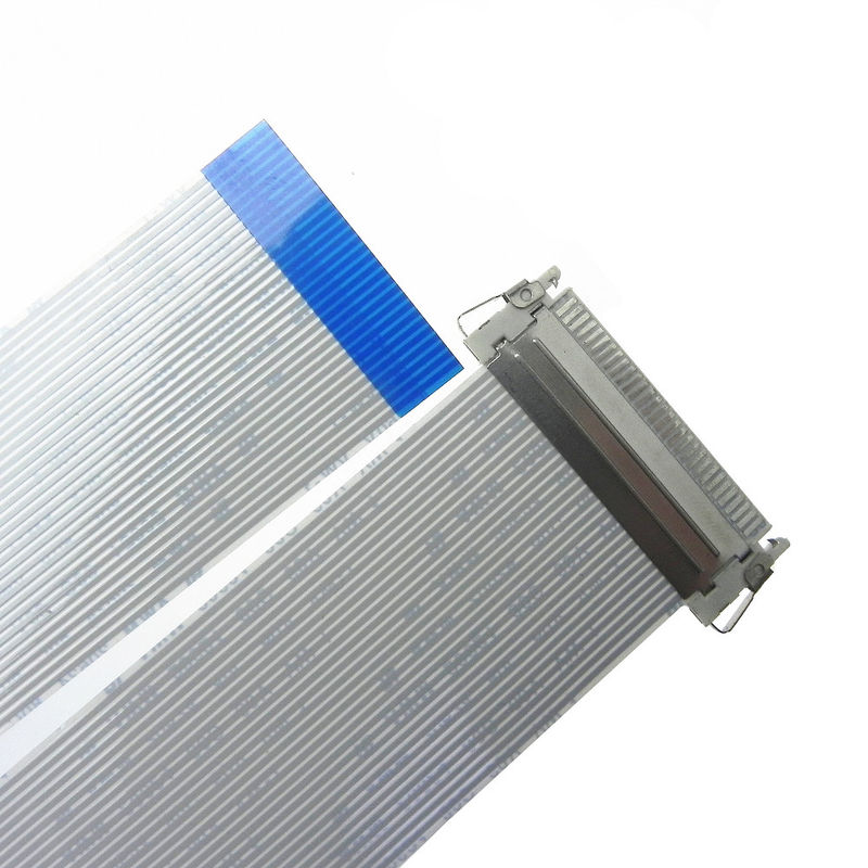 Fi-X30HL 1.27mm επίπεδο καλώδιο κορδελλών καλωδίων αλτών Lvds FFC 50 καρφιτσών για το LCD Displayer