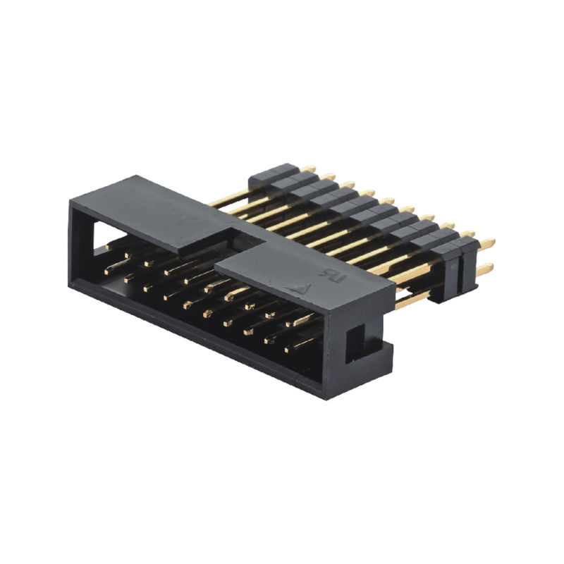 ΕΜΒΥΘΙΣΗ 2.54mm πίσσα 26 ευθύς IDC επιγραφών καρφιτσών θηλυκός συνδετήρας συνδετήρων