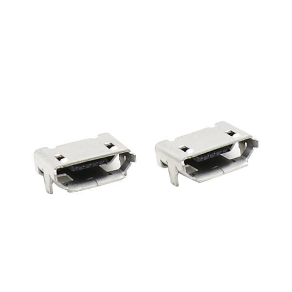 ΕΜΒΎΘΙΣΗ 7.2mm SMD υποδοχή PCB μικροϋπολογιστών USB τύπων Β συνδετήρων καρφιτσών μικροϋπολογιστών USB 5 με την άκρη
