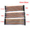 Breadboard GPIO γραμμών της Dupont καλωδίων κορδελλών ουράνιων τόξων 1.25mm 40PIN επίπεδα καλώδια