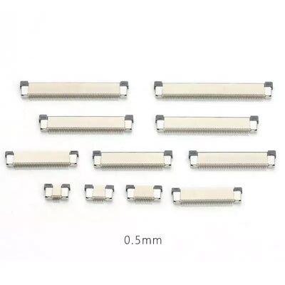 FPC Connector 0.5 Pitch Horizontal Smt Flip-lock Type Upper Top Bottom Down Contact 4-60pin